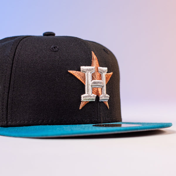 Parrot-ice WS17 Black Teal New Era Hat 5950 Fitted – Southside