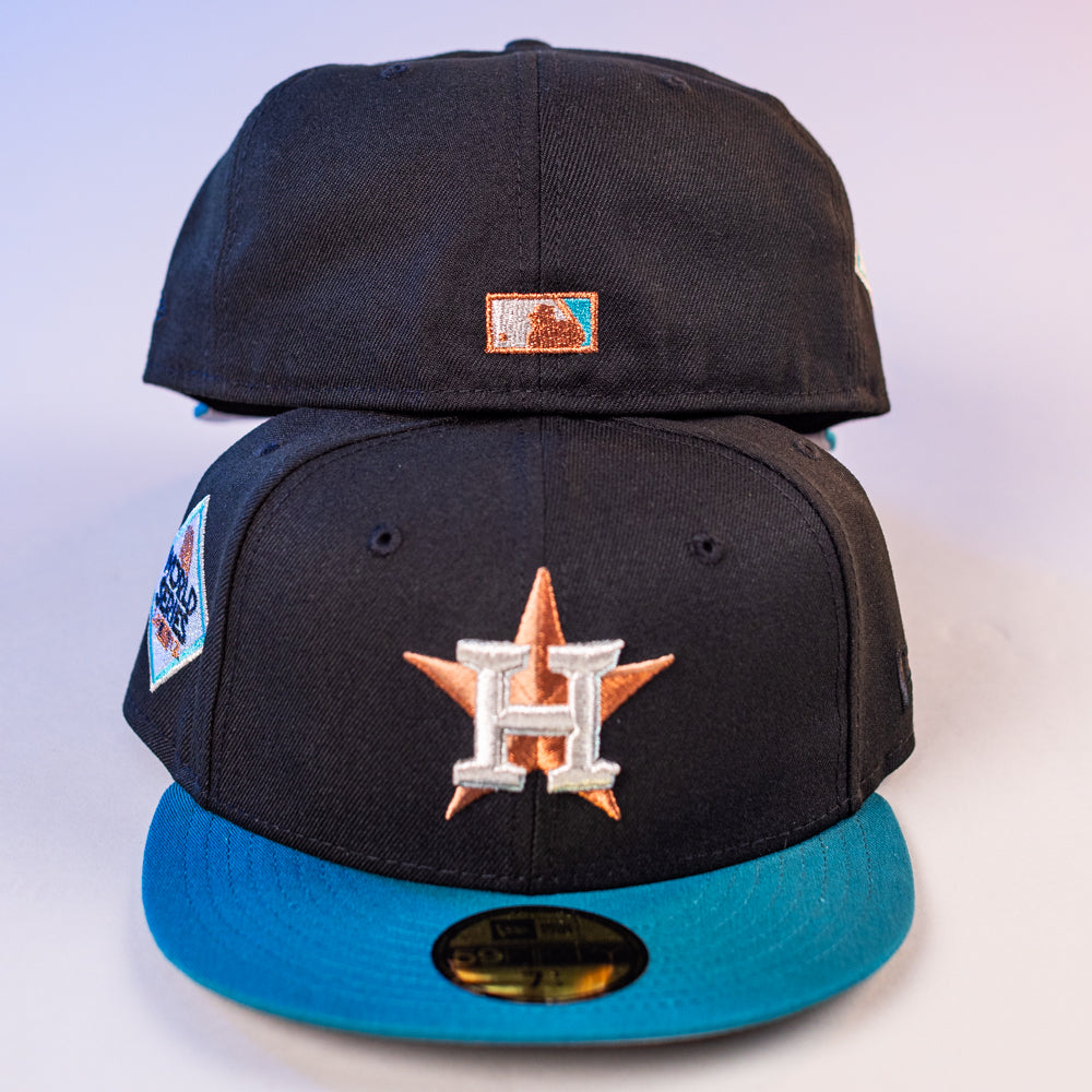Parrot-ice WS17 Black Teal New Era Hat 5950 Fitted – Southside
