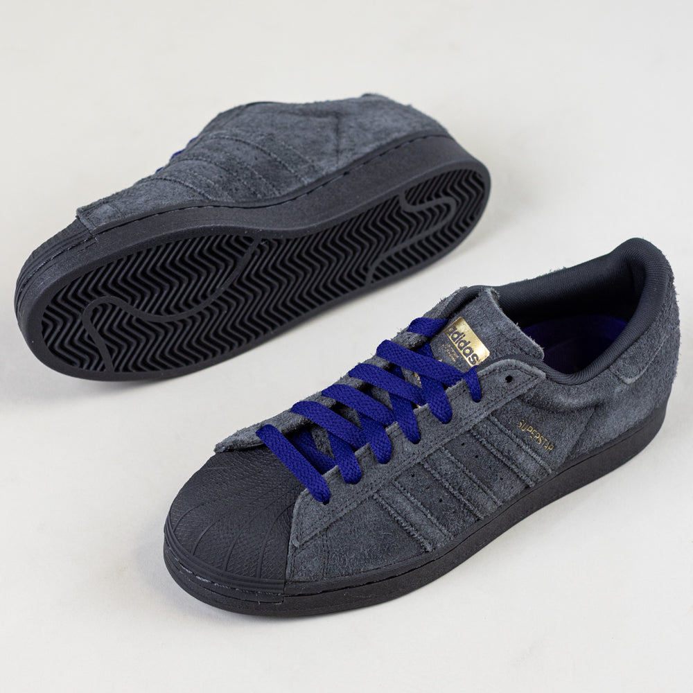 JR7409 Carbon Purple Superstar ADV Adidas Suede Skateboarding