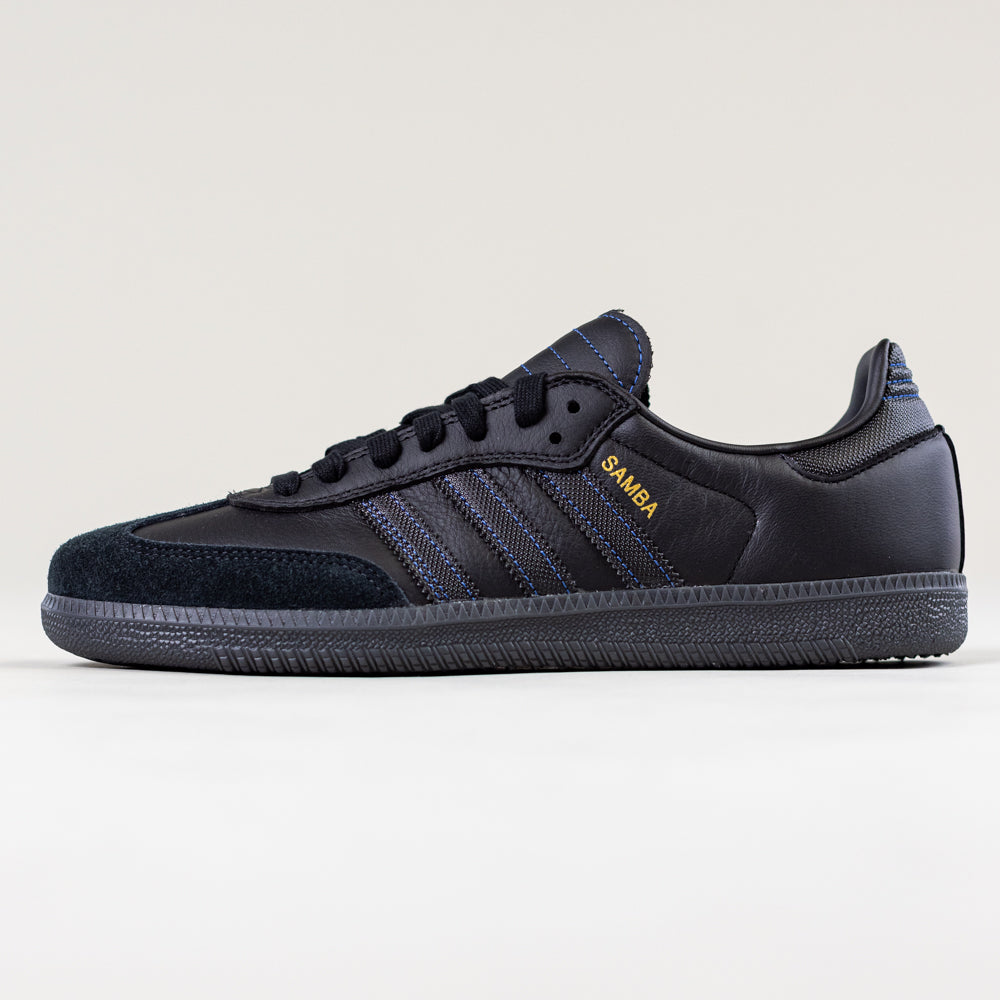 JR2059 Black Black Samba ADV Adidas Skateboarding Leather Suede
