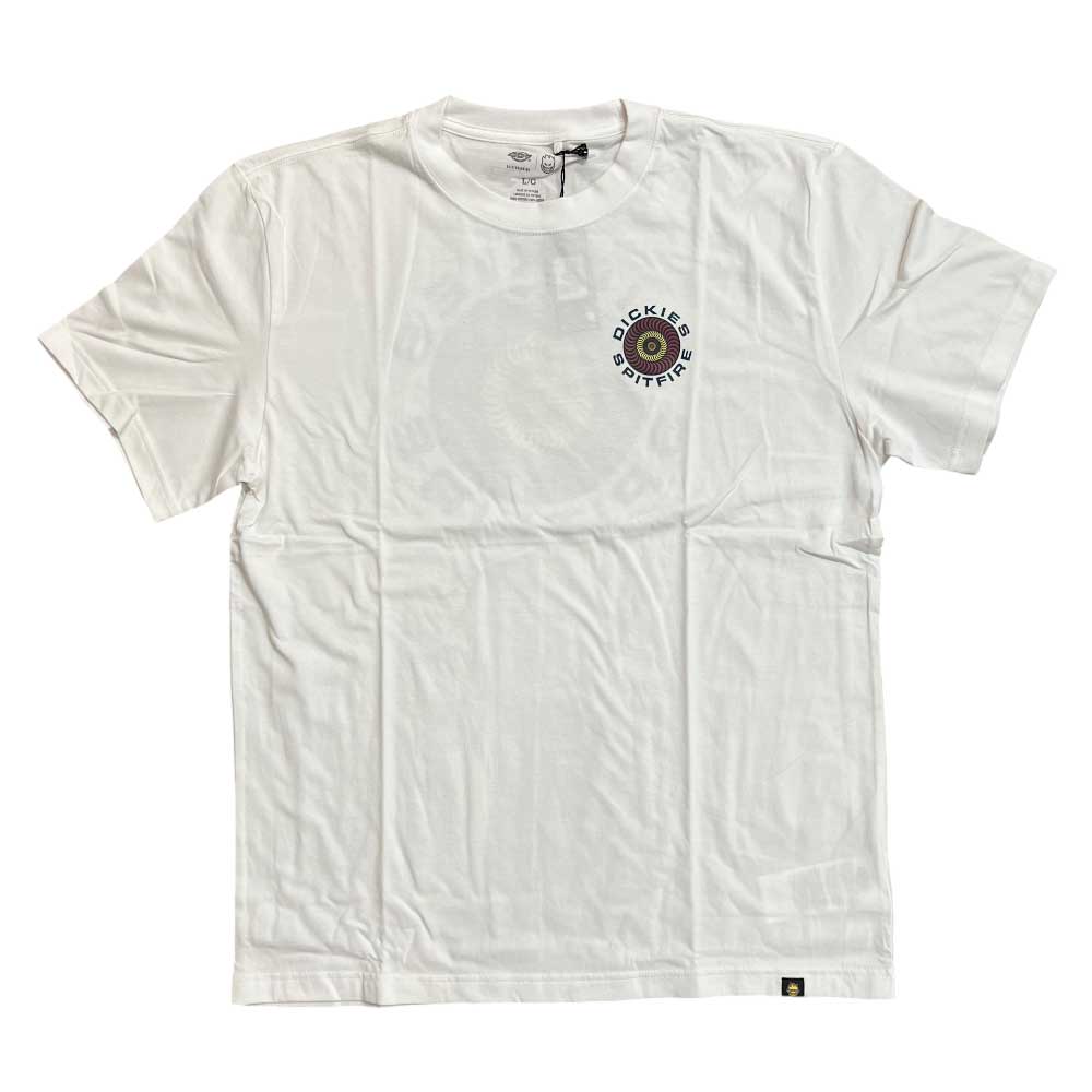 A865TOWH Spitfire x Dickies Tee White Dickies Skateboarding