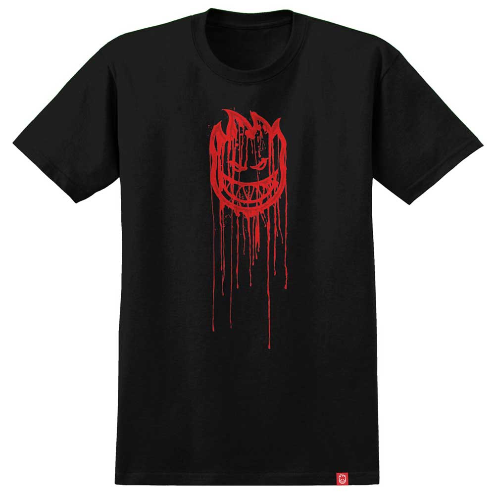 Red Dripper Head Bighead Dripper Black Red Tee Spitfire Wheels – Southside Skatepark ...