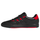 Sure! Here’s a rewritten sentence using your product data: The Black Black KK2981 Tyshawn II Suede Adidas Skateboarding Shoes feature red accents on the heel and sole, three black stripes on the side, and a low-top silhouette—making them the perfect blend of style and performance for skateboarding.