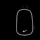 A Black Reflect Silver IQ1279010 Nike SB RPM Skate Backpack featuring the iconic Nike swoosh logo in white on the lower front, displayed against a solid black background. No product description is provided.