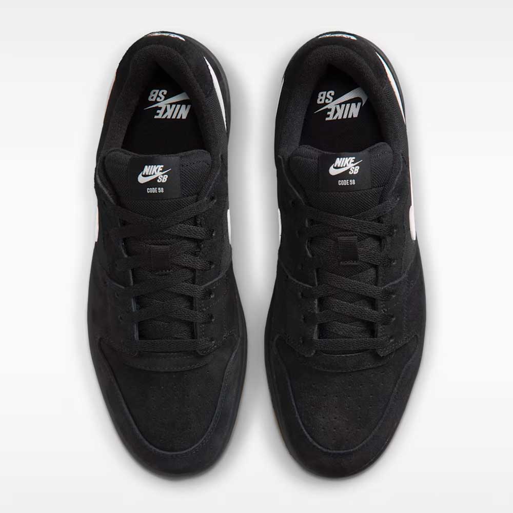 Black Summit White Code 58 IB0108001 Nike SB Skateboarding Suede