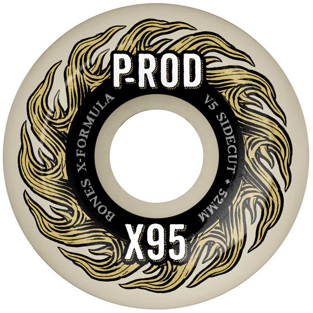 Bones Wheels X Formula V5 Sidecut 52mm95A Paul Rodriguez Pro