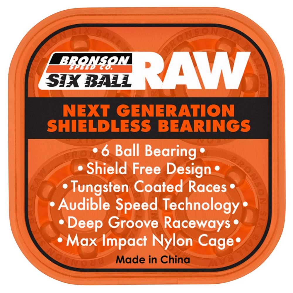 Bronson Speed Co. Skateboard Bearings 6 BALL RAW – Southside