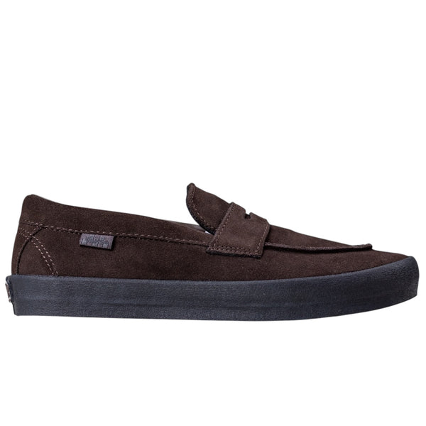 Skate Loafer Vans VN000VA6Y491 Brown Black Suede Skateboarding