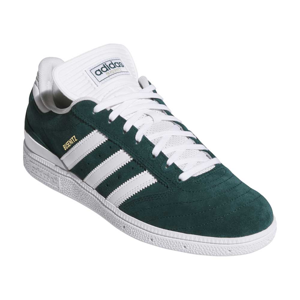 Busenitz HQ7534 Green White Adidas Skateboarding Suede Shoes