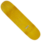 The Casper Booker Rasta 8.5x32 Baker Deck is a yellow wooden skateboard deck with a plain finish and "BAKER" printed in white near one end. No wheels or trucks are included.