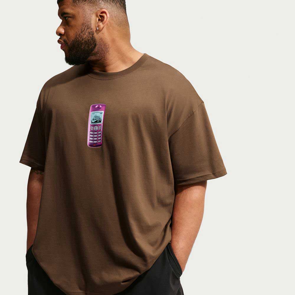 Cell Phone Tee Brown IM4424235 T-Shirt Nike SB Skateboarding