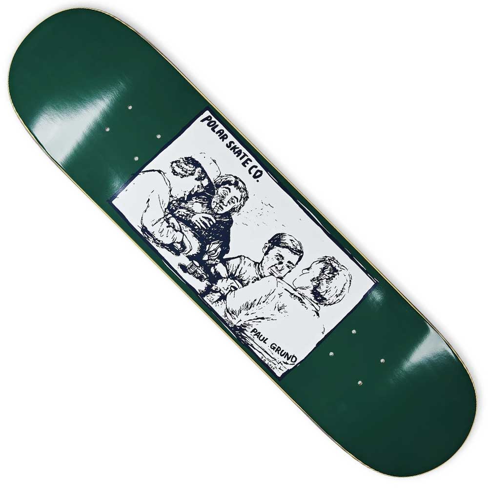Cold Streak 8 Paul Grund Dark Green Polar Skateboards Deck