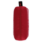 A Curb Storage Case Red OS Unisex Independent stands upright with a black and red loop at the top and white “Built to Grind” text partially visible on the side.