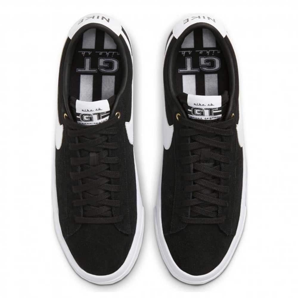 DC7695002 Black White Black Blazer Low Pro GT Nike SB Suede