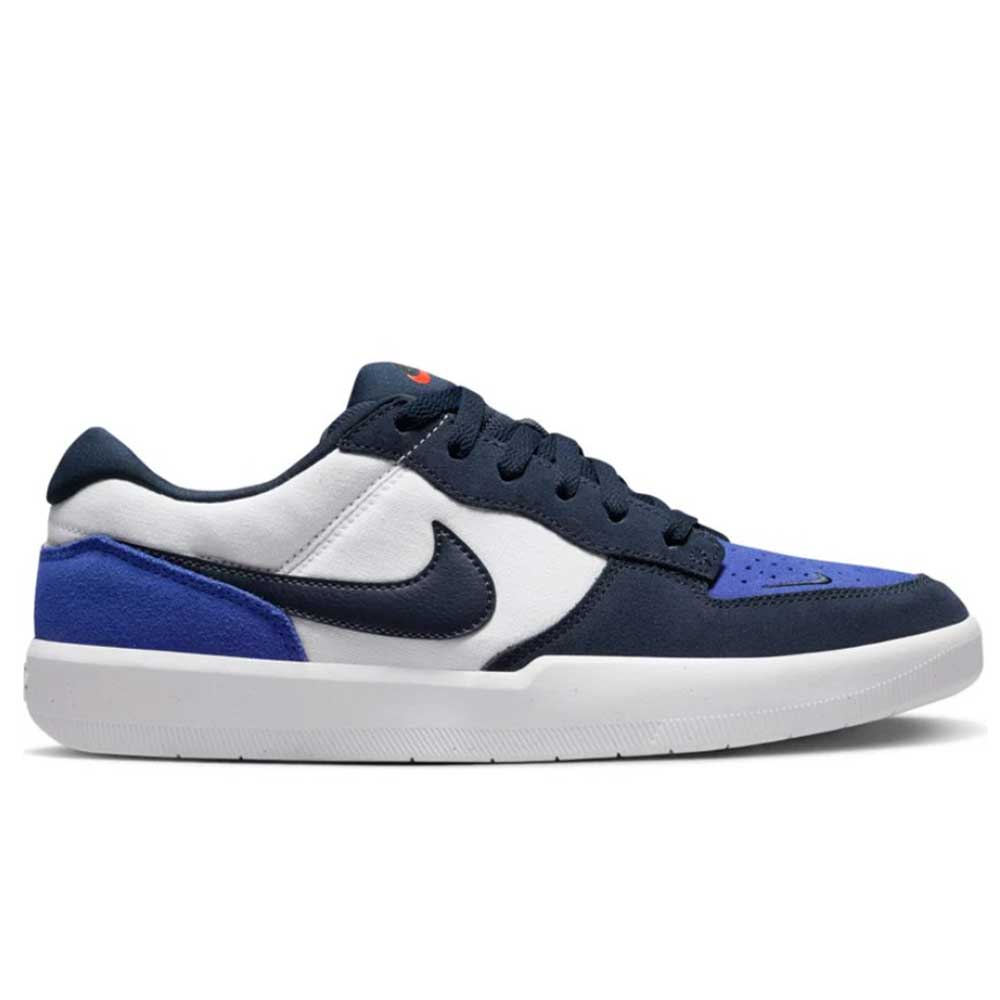 DV5477401 Obsidian White Black Force 58 Nike SB Suede Shoes