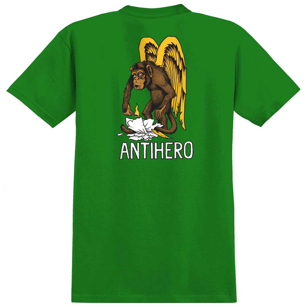 Tシャツ ANTIHERO アンタイヒーロー グリーン 緑XL 半袖 Daan First First Kelly Green Multicolor Tee Anti Hero Skateboards