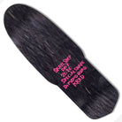 The Diamond Quad Beemer 10.75 Krooked Deck Skateshop Day is a limited black skateboard deck with a unique shape and pink handwritten “SKATESHOP DAY 2024 SPECIAL SHAPE DI MONOQUAD KRKD” graphic, available from Southside Skatepark.