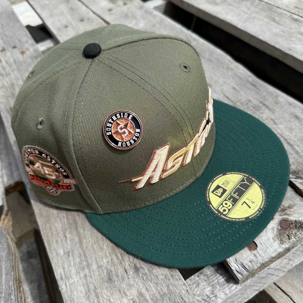 Doomsday Olive Green 45th Houston Astros New Era Hat 5950 Fitted
