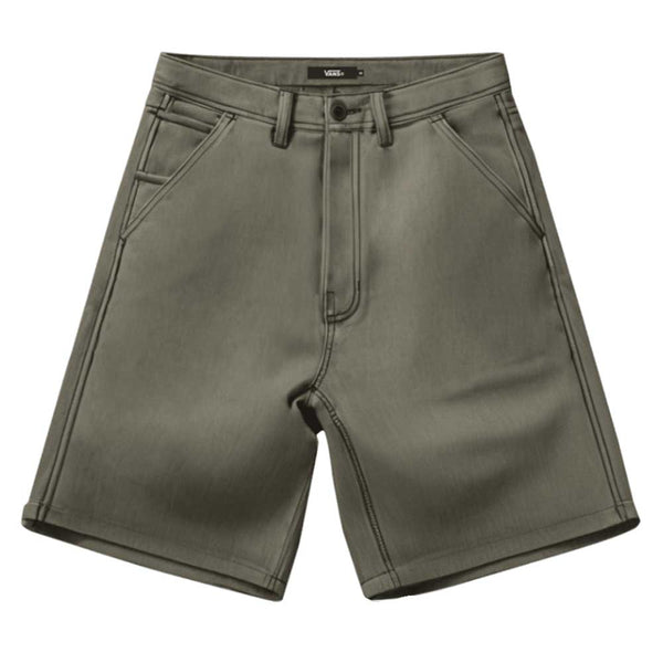 Drill Chore Loose Shorts Mossy Olive Canvas Vans Skateboarding