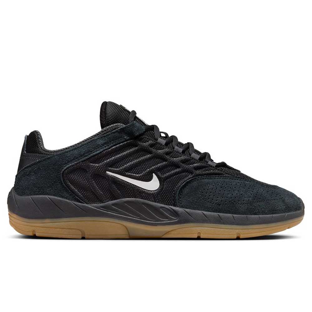 FD4691001 Black Summit Anthracite Gum Vertebrae Nike SB Suede Shoes