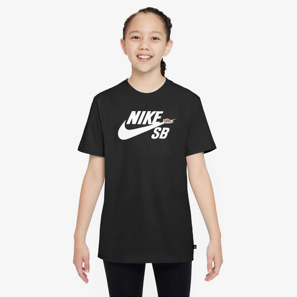 FN9673010 Big Kids Tee Black Nike SB YOUTH Full Color