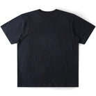 The Mind Glass Former Tee Black, a plain black short-sleeve 200GSM cotton T-shirt, is laid flat and viewed from the back against a white background.
