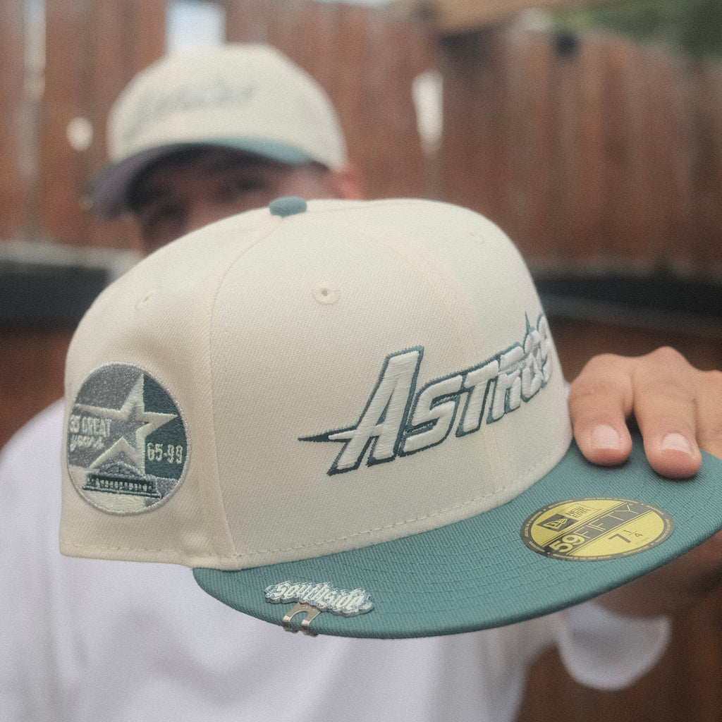 Channelview Champion Teal Pewter 35th Houston Astros New Era Hat 5950 Fitted