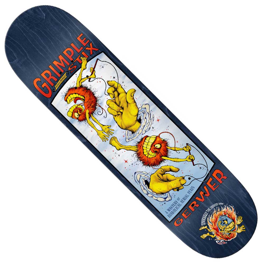 ANTIHERO GRIMPLE STIX デッキ 8.25 Amazon | Anti Hero スケートボードデッキ Grimple Stix ブルー