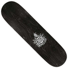 The Gerwer Grimpnat DBX 8.25 Anti Hero Skateboards Deck features a black finish over visible wood grain, a white graphic design, and the words "DBZ GRIM PU SLUM," capturing the classic Grimpnat style.