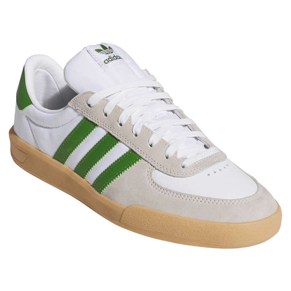 Glenburn White Green Gum KK1118 Adidas Skateboarding Shoes