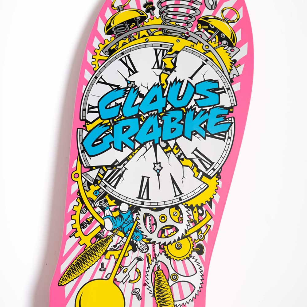 independent skateboard 時計 Grabke Exploding Clock Reissue 10.04in x 29.83in Santa Cruz Decks