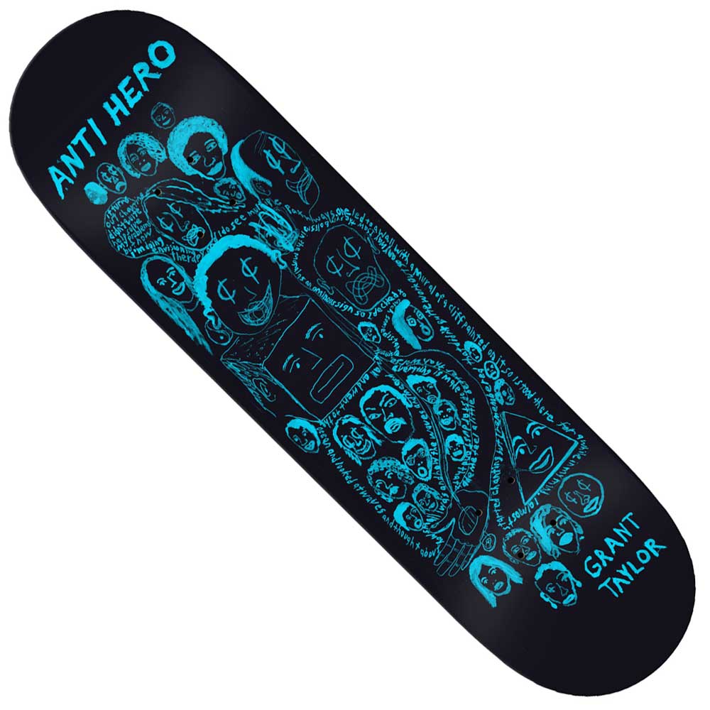 Grant Expressions DBX 8.38x32.25 Black Anti Hero Skateboards Deck