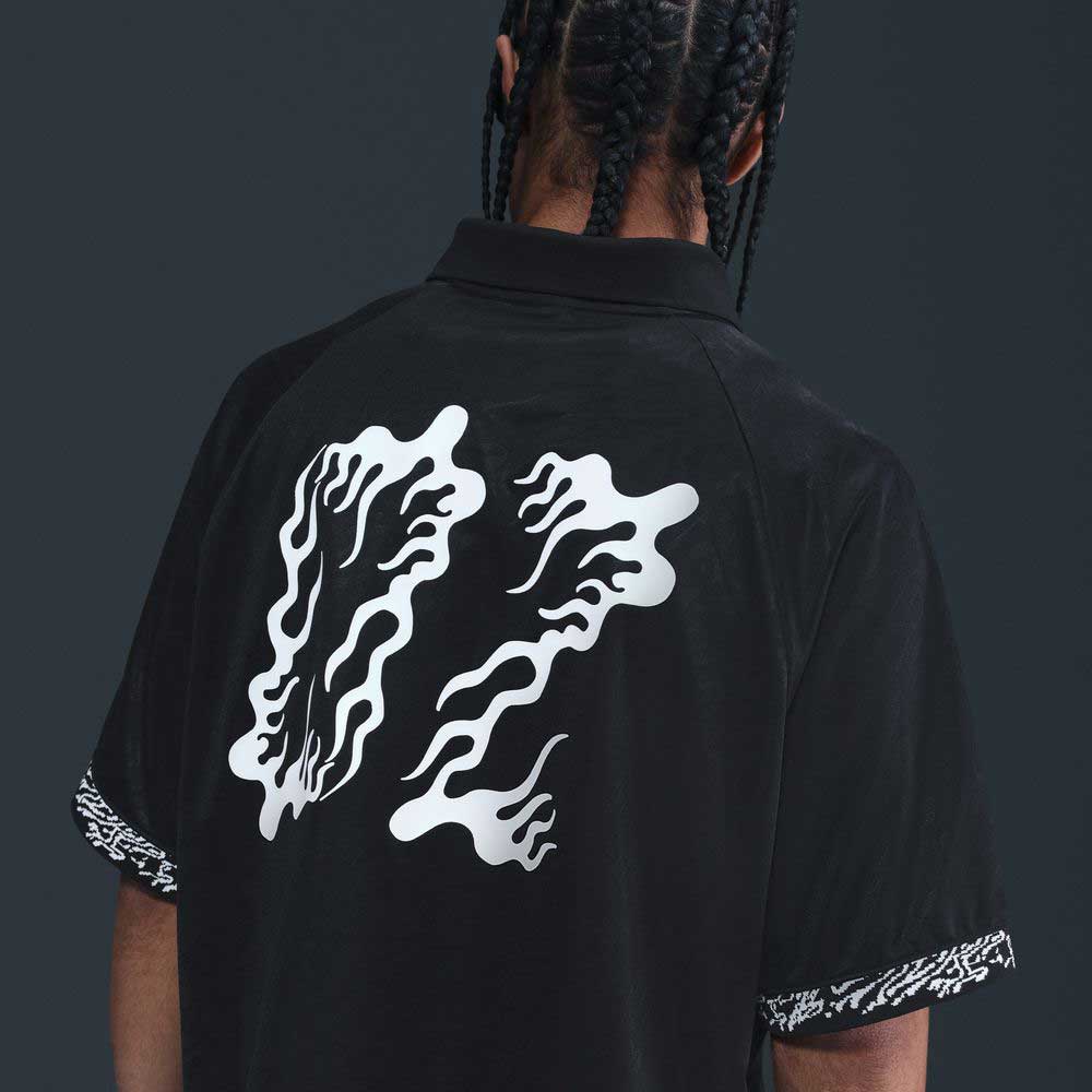 バンT T-CRAU Stretch jersey top with Livestream print｜マルチ