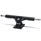 The BAM ST1 Classic Hollow 8.25 Slappy Trucks set (black with silver axle, black baseplate) is ideal for 8.1 to 8.3 inch boards and shown against a white background. Set includes two trucks.