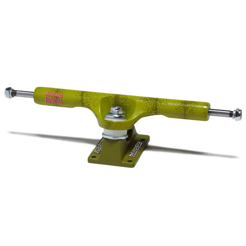 スケートボード SLAPPY TRUCKS ST1 HOLLOW HEROIN Heroin Pickle ST1 Classic Hollow 9.5 Slappy Trucks Set of TWO