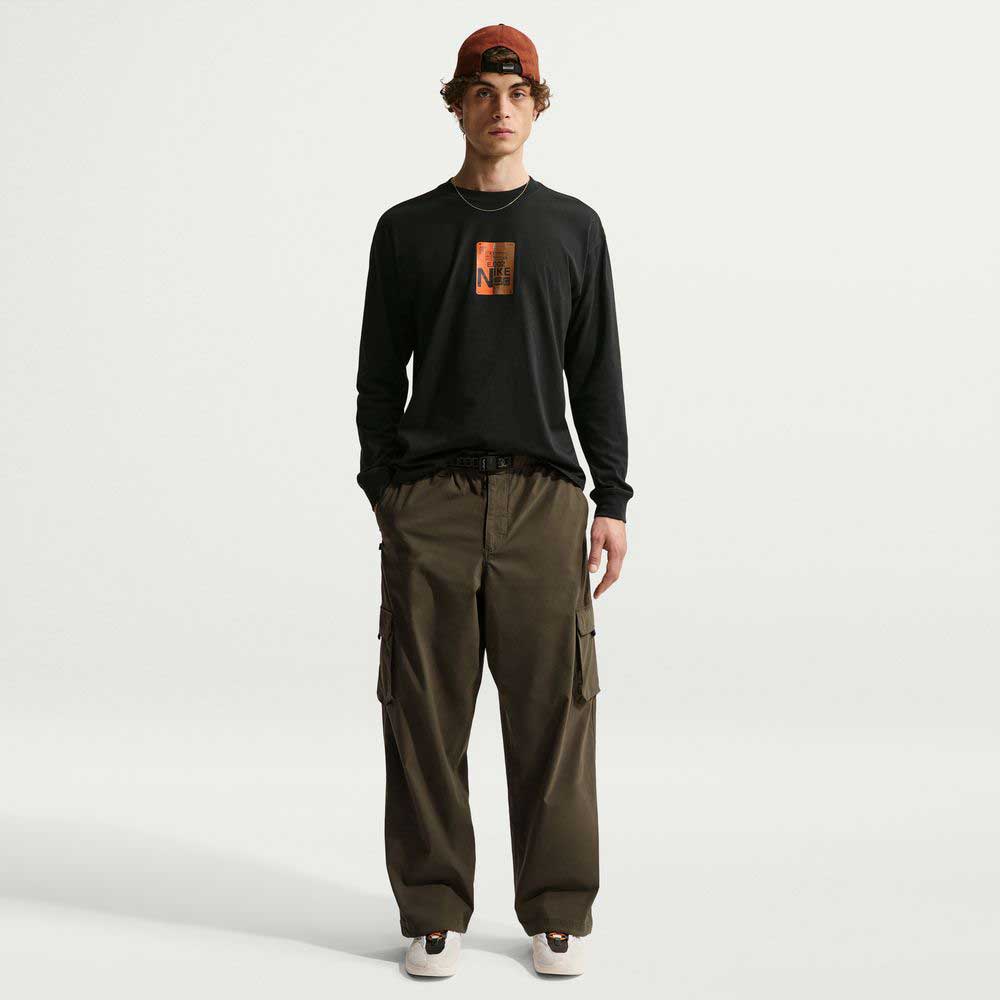IH1427011 Muni Black Safety Orange Max 90 Skate Longsleeve T-Shirt