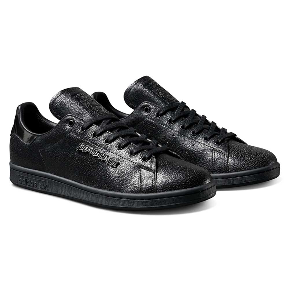 IH3148 FA Stan Smith Black Black Black Crackle Leather Adidas 