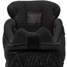 Close-up of the tongue on the IQ6827001 Black Gum Light Brown Paul Rodriguez Zoom Air Low Suede Skateboarding Shoes, with a woven Zoom Air Paul Rodriguez label and NIKE logo. Features include Air Zoom cushioning and a durable rubber outsole.