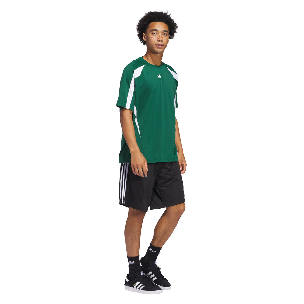 JC7630 TGST Jersey Dark Green White Adidas Skateboarding