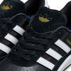 JI 0846 Black White Gum Tyshawn 2 II Adidas Skateboarding Leather Suede Skateboarding Shoes