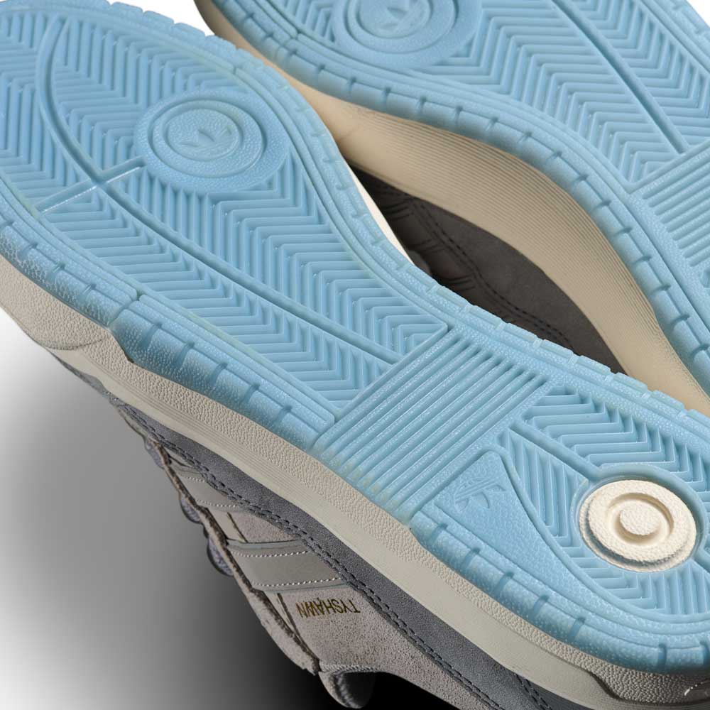 JI0848 Granite White Tyshawn 2 II Adidas Skateboarding Leather Suede Skateboarding Shoes