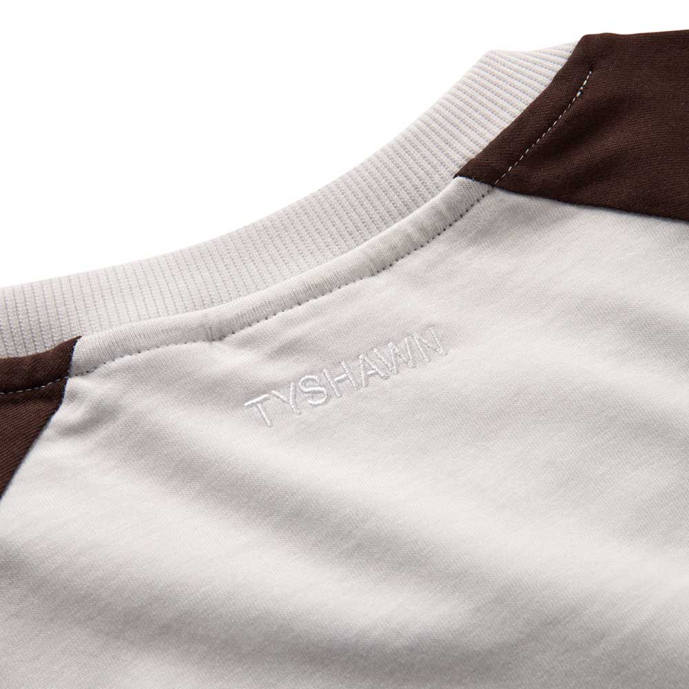 JP1160 Crystal White Dark Brown Tyshawn Tee Adidas JP1160 Crystal White Dark Brown Tyshawn Tee Adidas