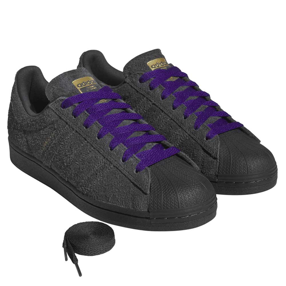 JR7409 Carbon Purple Superstar ADV Adidas Suede Skateboarding