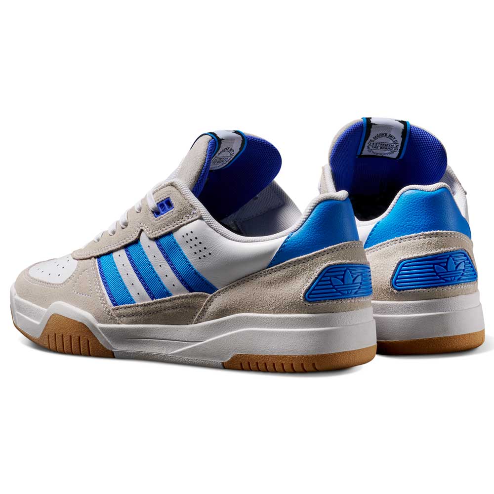 スリエドゥ JS4308 White Brilliant Blue Lucid Blue Tekkira Suede Leather
