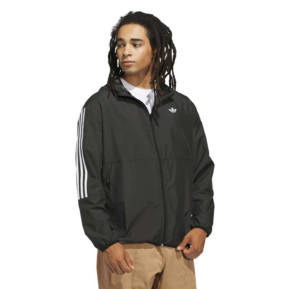 ブラック ウィンタースポーツ ジャケット Black White Windbreaker Adidas Skateboarding JX0268 – Southside