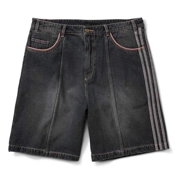 JX5468 Tyshawn Black Denim Shorts Adidas Skateboarding