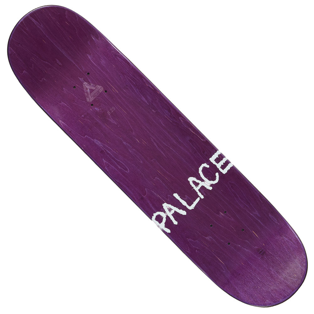 A purple Jamir Pro 8.25x32.1 S45 Collage Palace Deck with the brand name printed in white across the tail and a small triangle logo near the center.