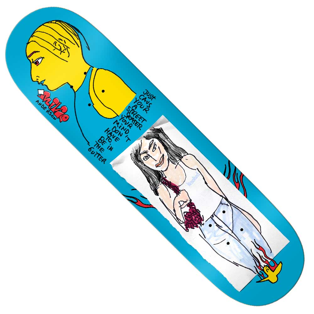Just Caus Manderson 8.38 Krooked Skateboard Deck