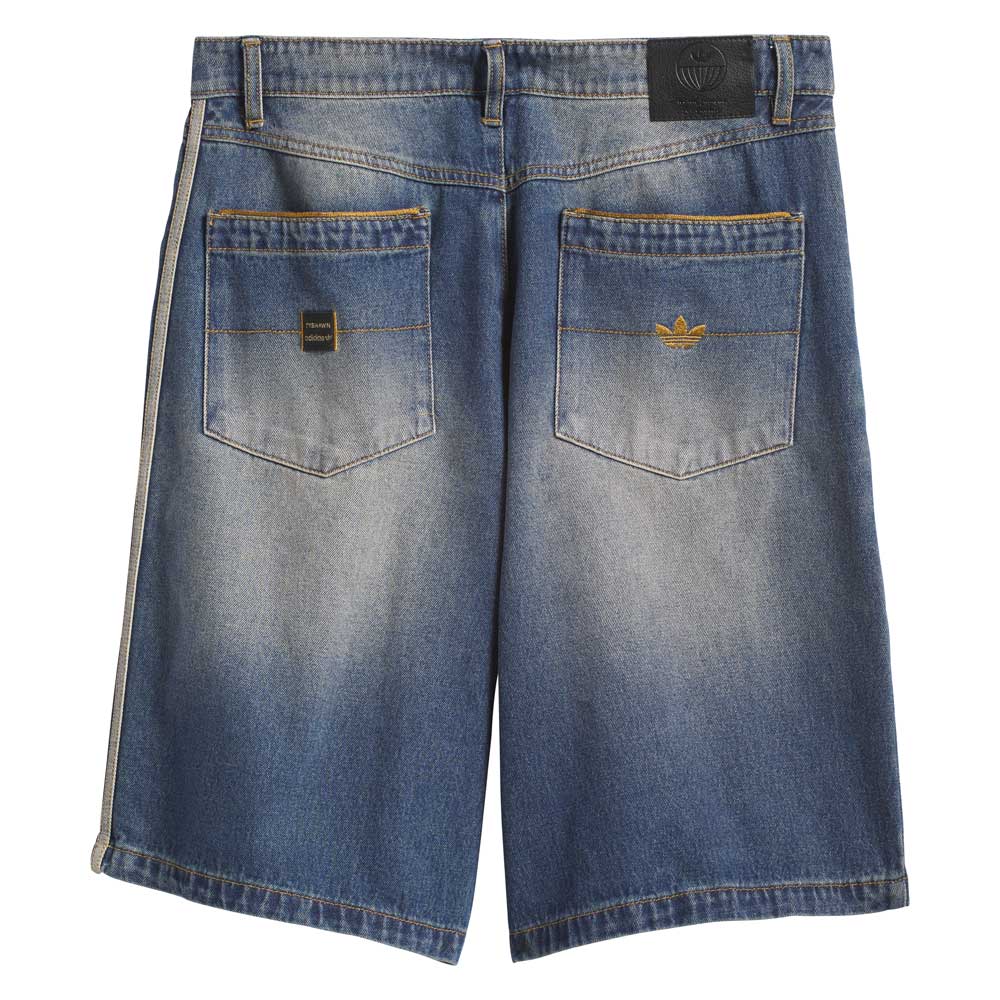 KE7075 Tyshawn Indigo Denim Shorts Adidas Skateboarding