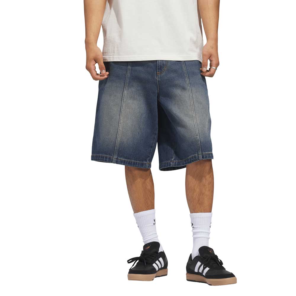KE7075 Tyshawn Indigo Denim Shorts Adidas Skateboarding